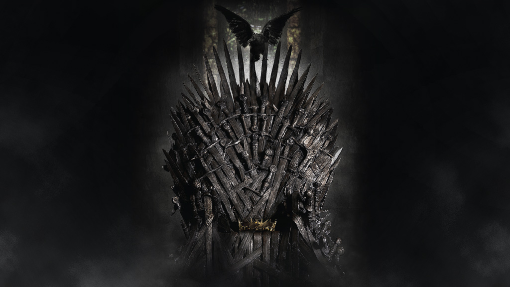 Iron throne zoom background
