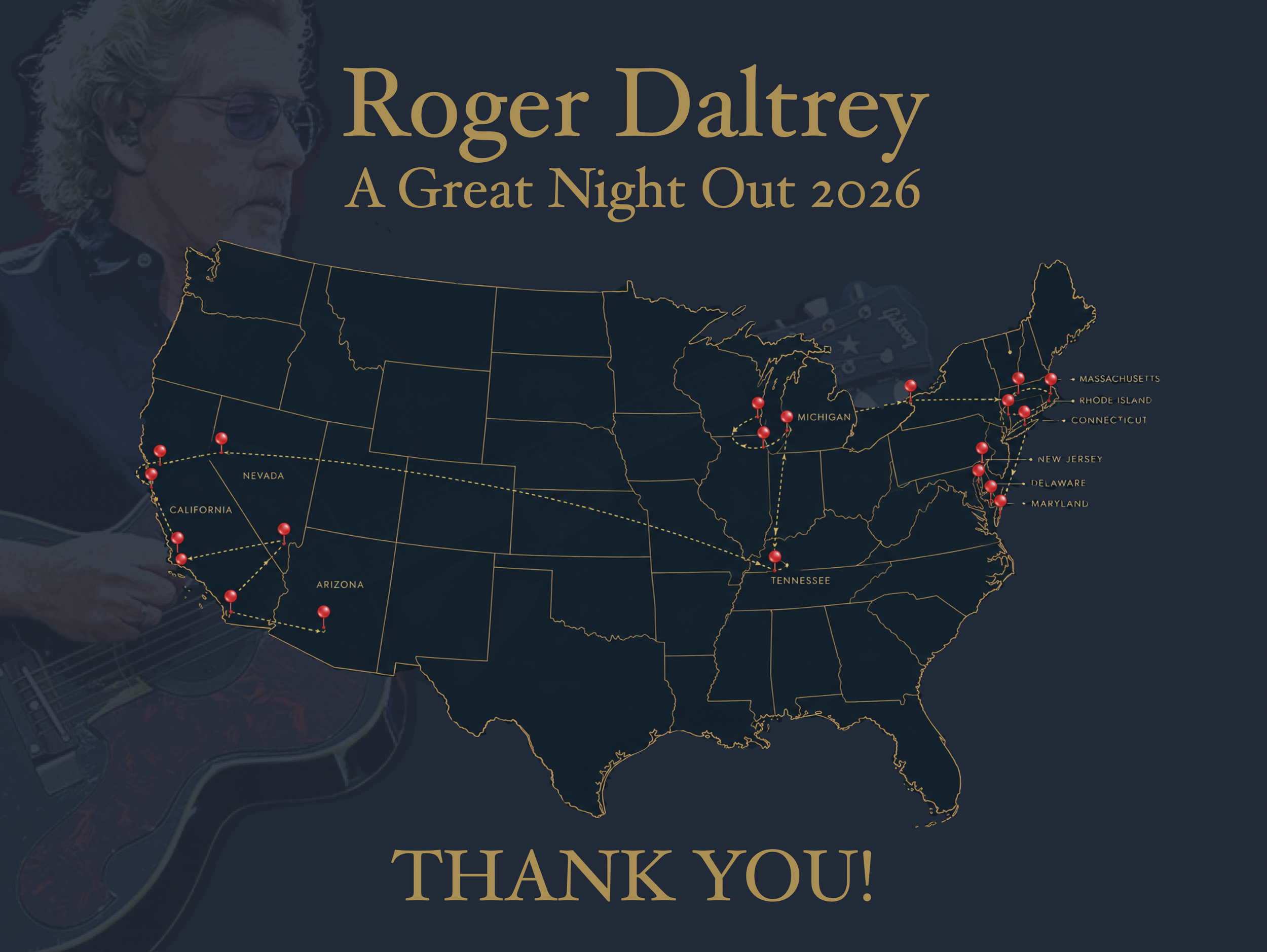 Roger Daltrey, A Great Night Out, tour concludes October 2026