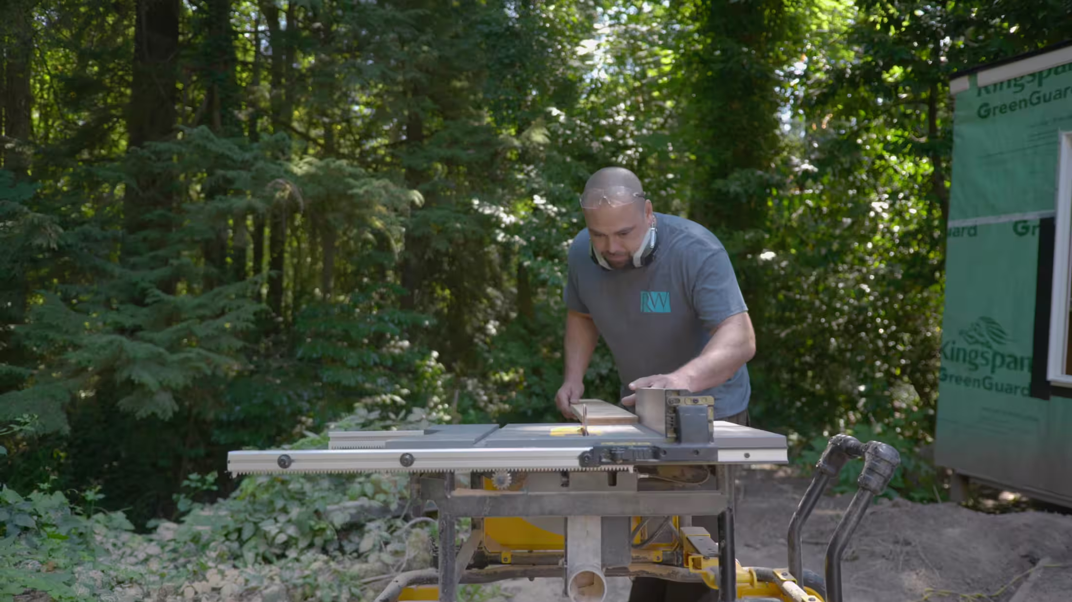 Revive Works team member working on a home repair project