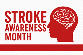 Stroke awareness month logo