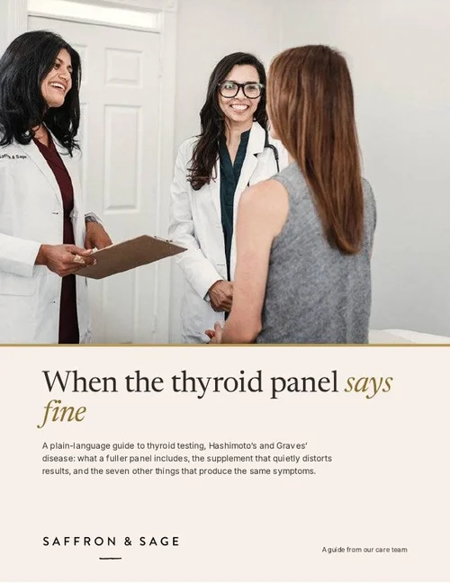 Cover of the free guide: When the thyroid panel says fine
