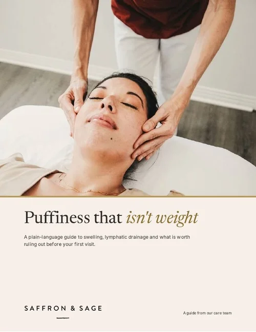 Cover of the free guide: Puffiness that isn’t weight