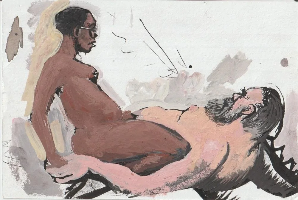 Elliott Jamal Robbins, Untitled (index-card group detail), 2022–25