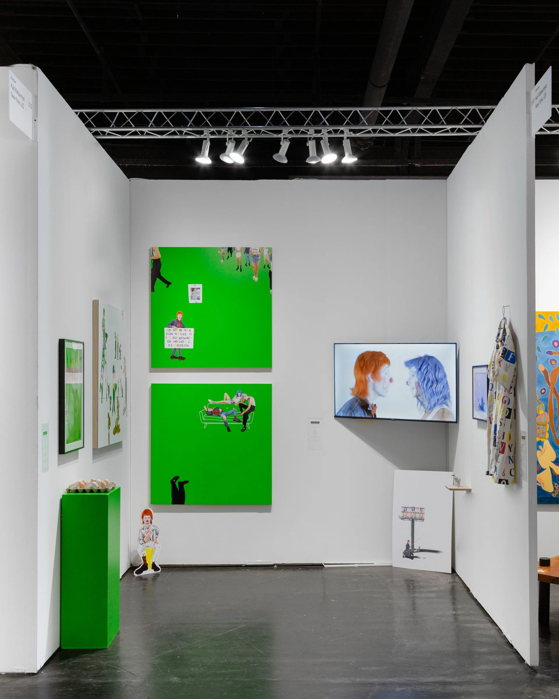 NADA Miami, 2021. Kai Matsumiya, Miami. Photograph: Daniel Terna.