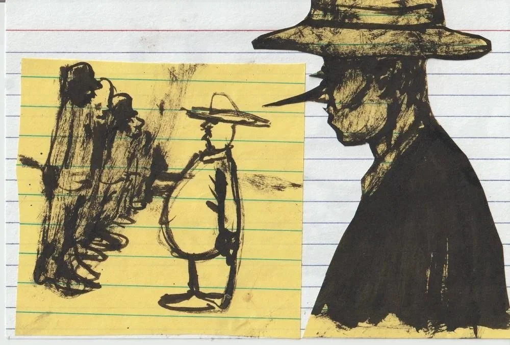Elliott Jamal Robbins, Untitled (index-card group detail), 2022–25