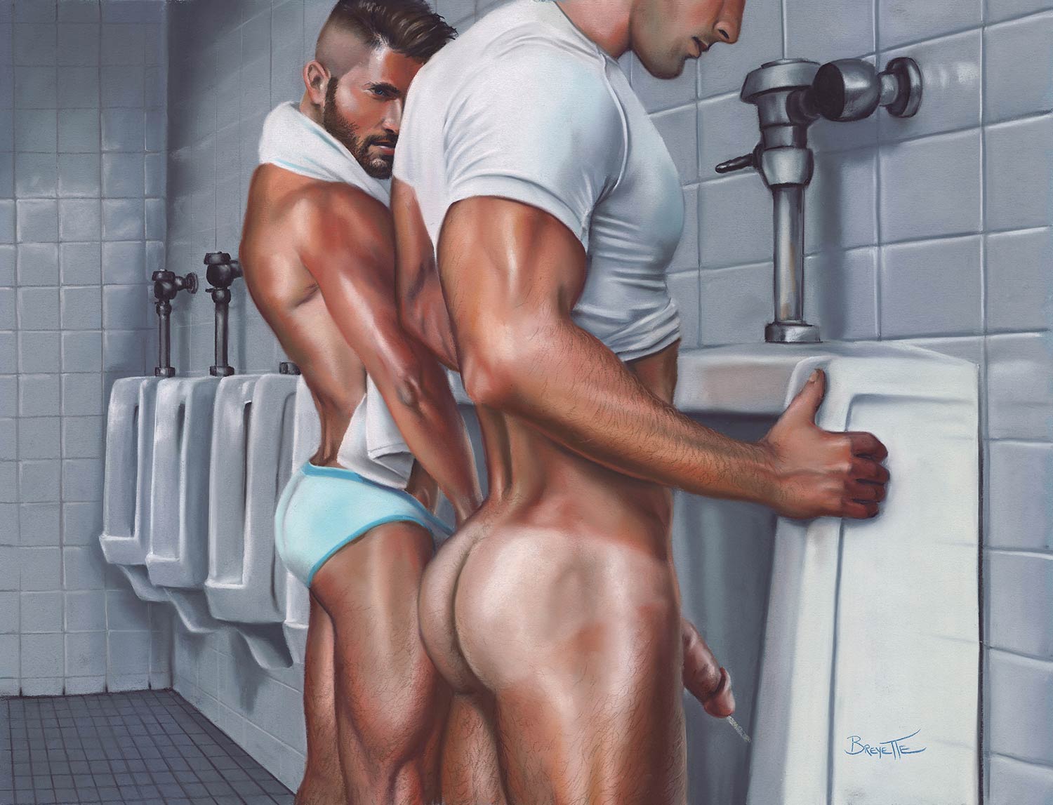 Men's Room - Art of Michael Breyette