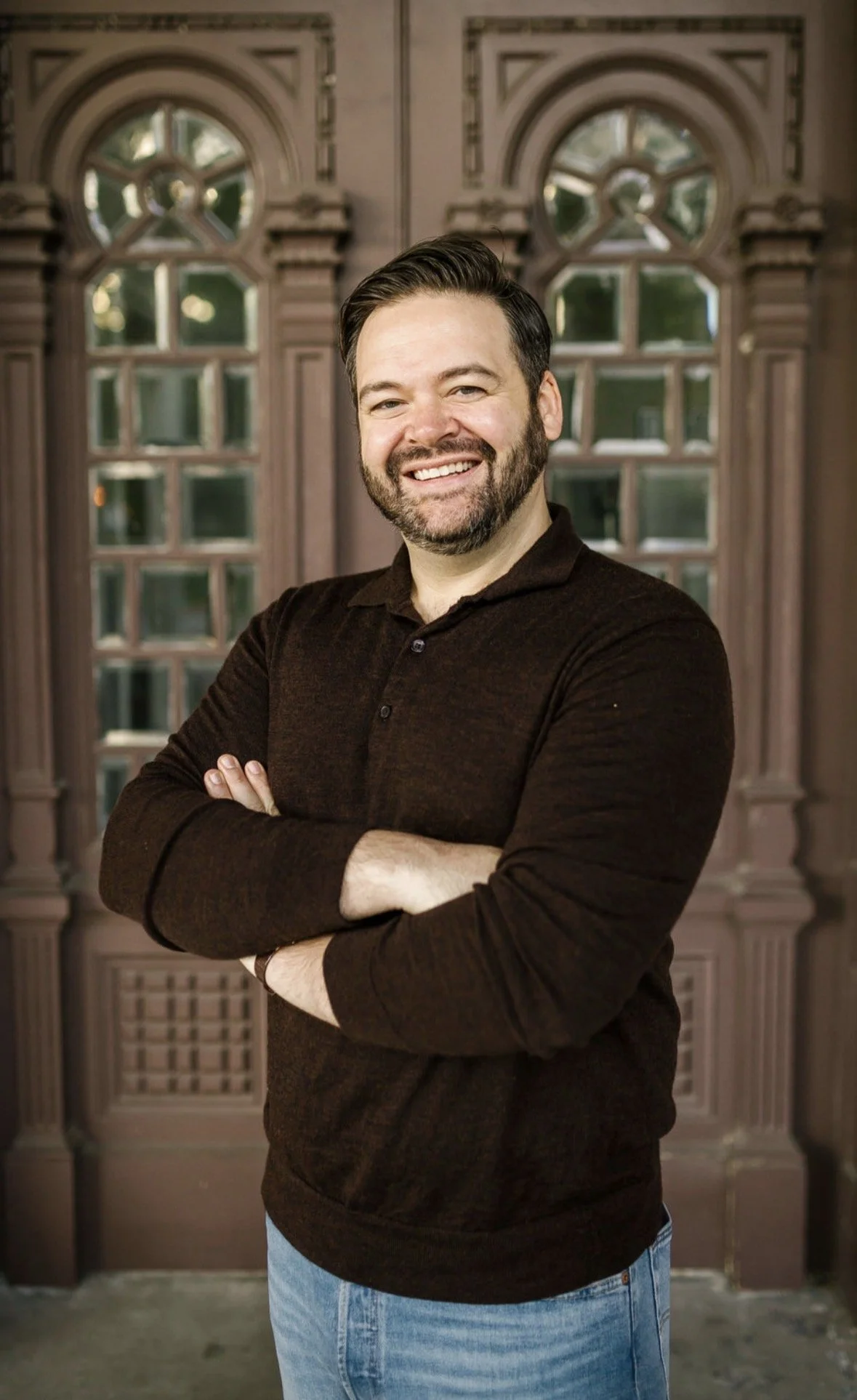 Will Jackson speaking to an audience
