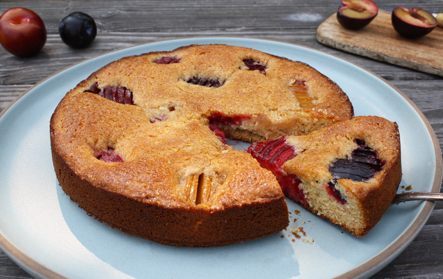 Plum Sheet Cake