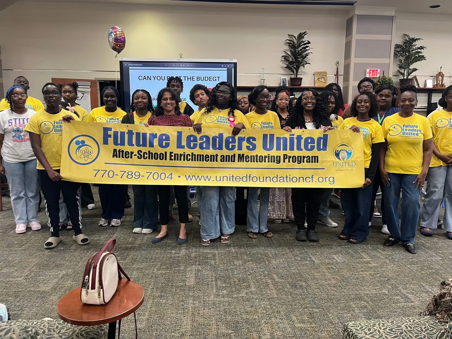Future Leaders United students and supporters
