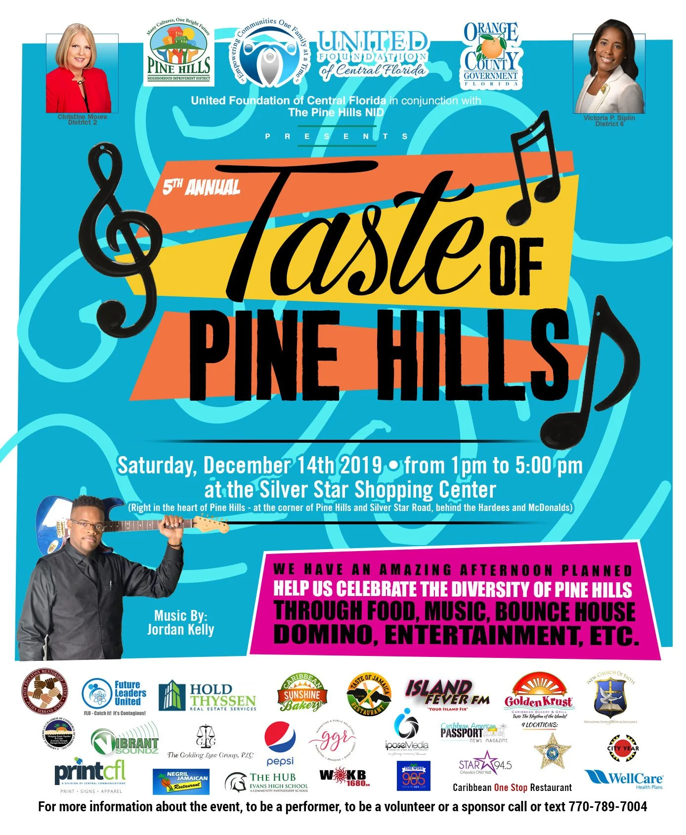 2019 Taste of Pine Hills flyer