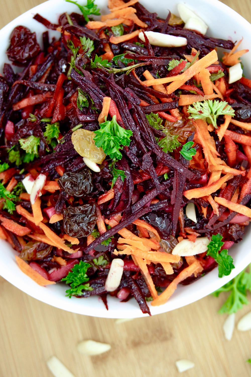 Beet and Carrot Raw Slaw Salad (Vegan/Gluten-Free)