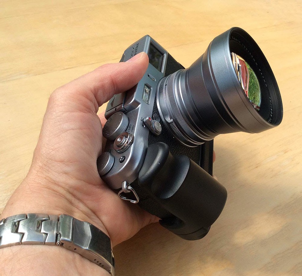 A Fujifilm TCL-X100 Teleconverter for my X100s arrived today. 