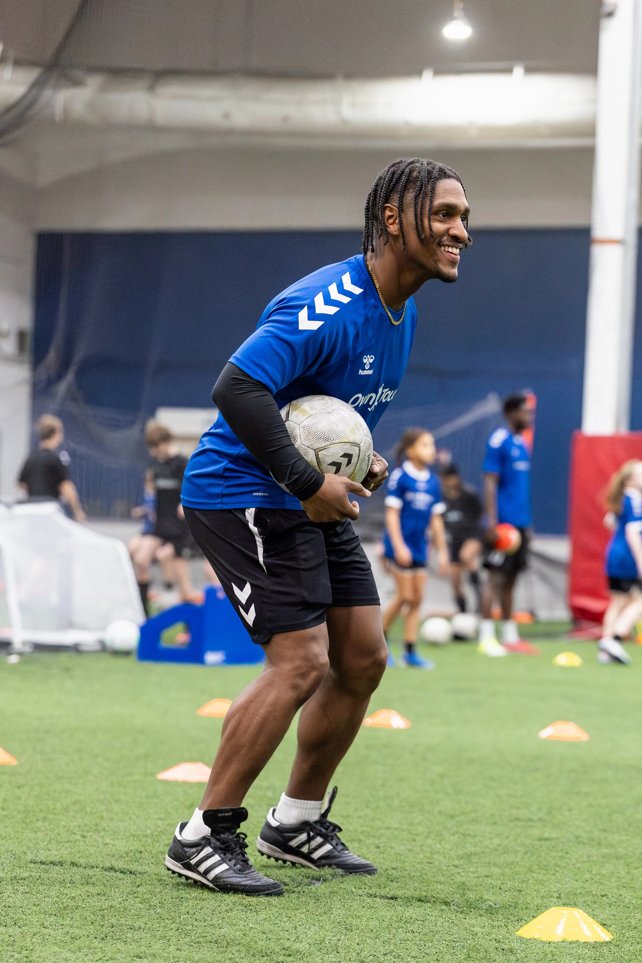 Own Touch player working on ball control during a technical session