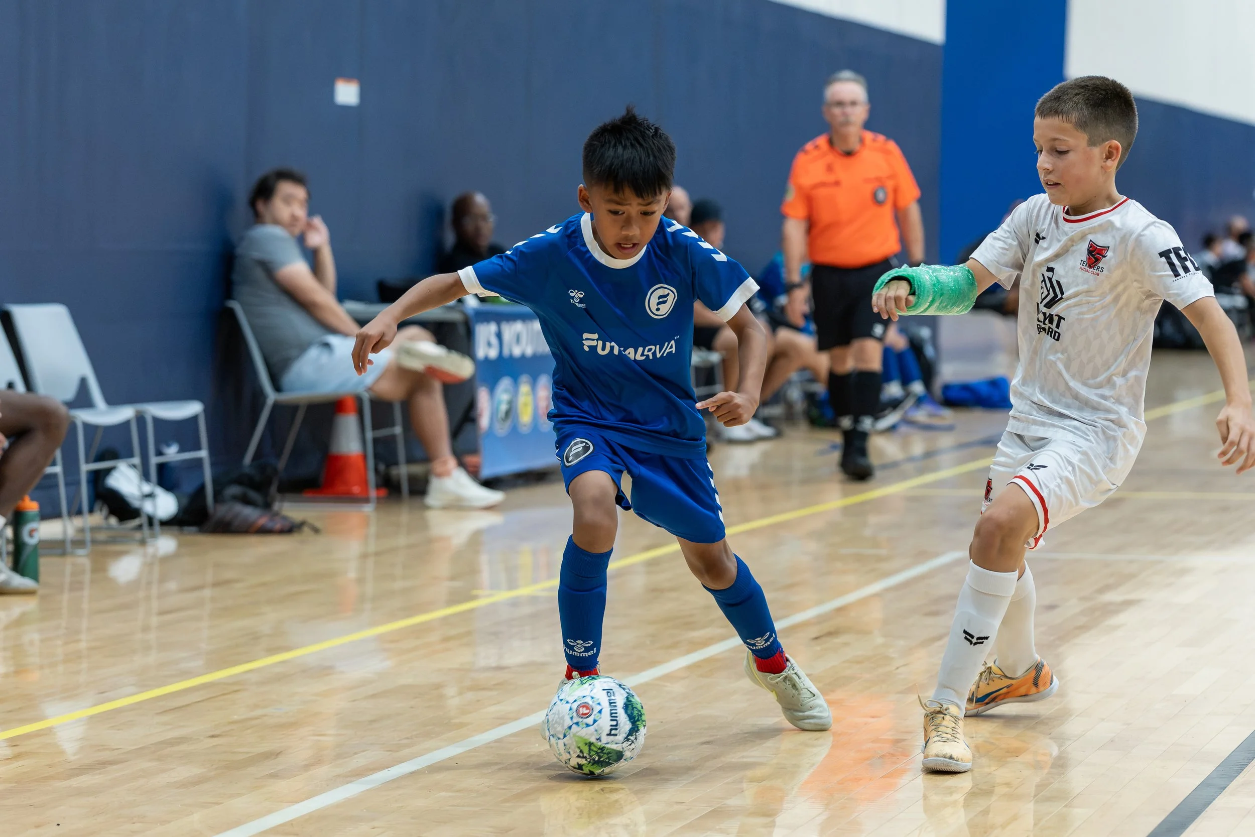 FutsalRVA Academy player in action during a match