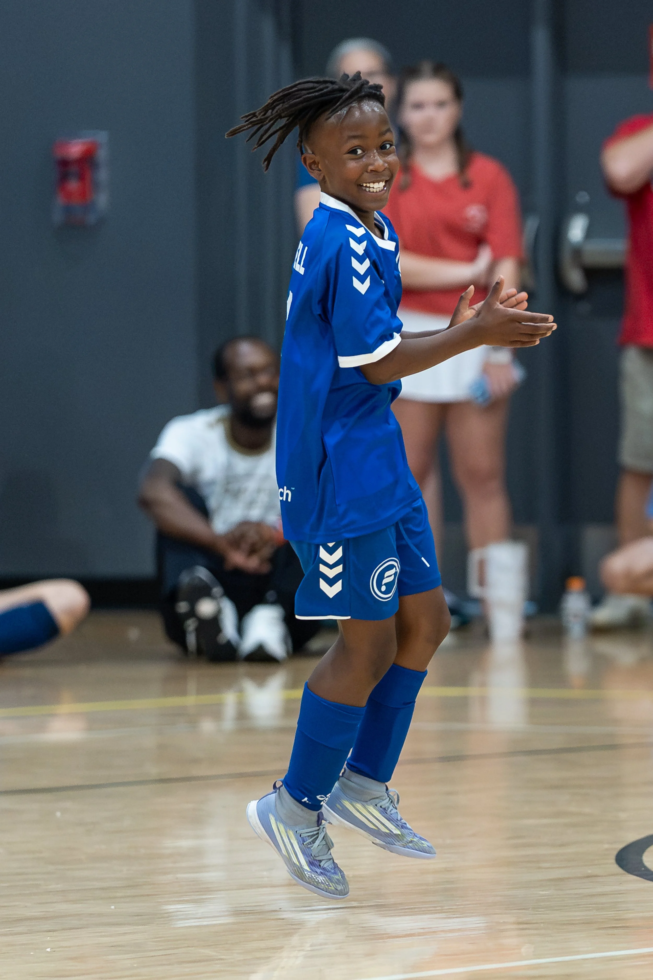 FutsalRVA Summer Camp player controlling the ball