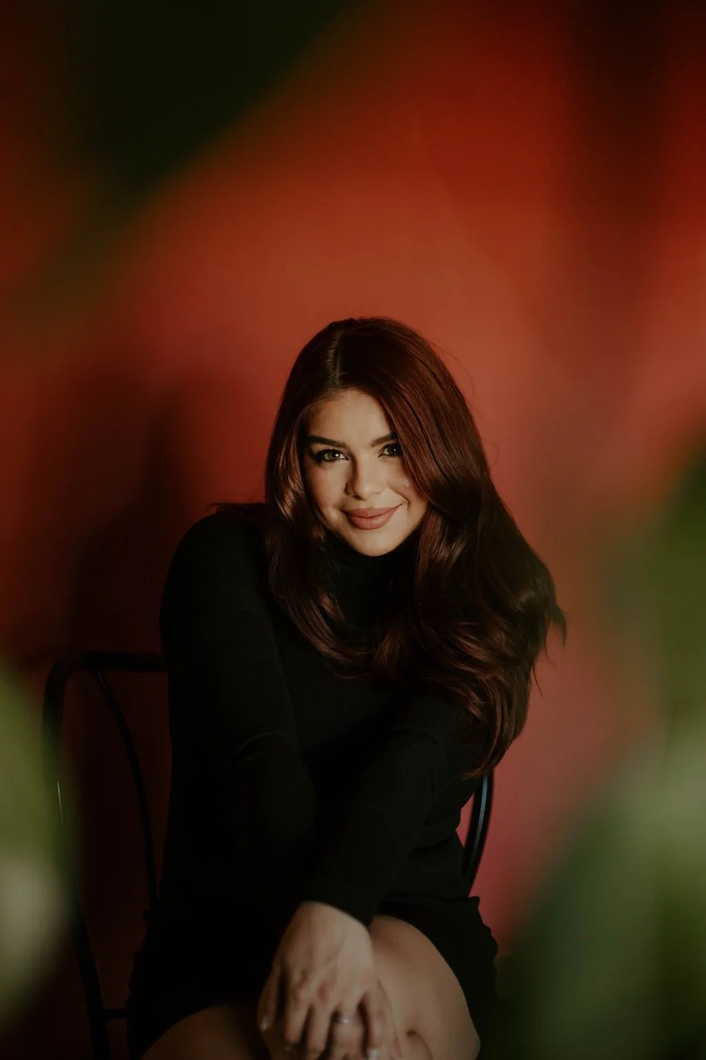 Jazmine Rubio in her photography studio