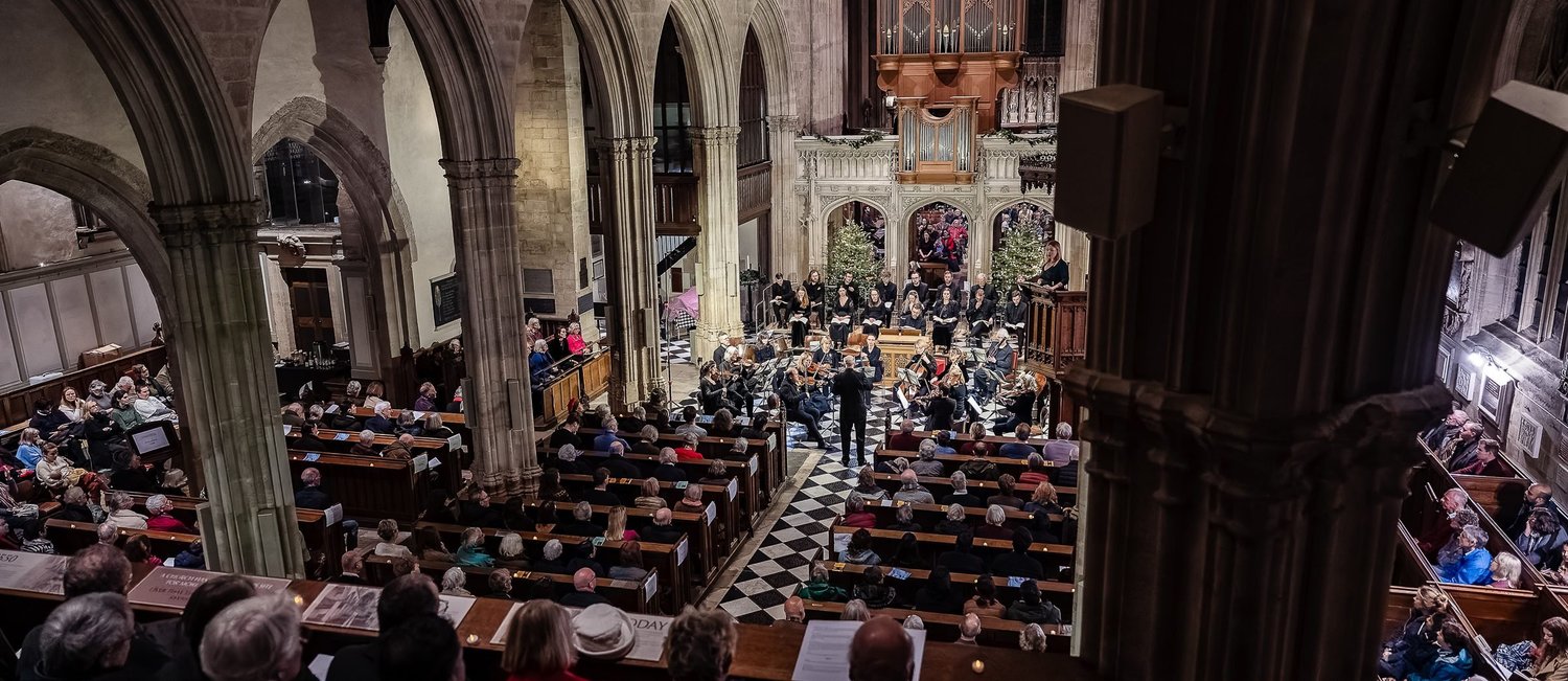 Audience at an IT&T concert in the University Church, Oxford