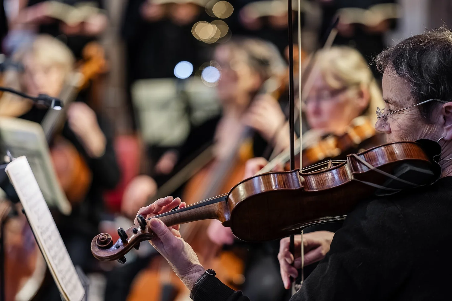 Baroque strings of Instruments of Time & Truth performing Handel’s Messiah in Oxford
