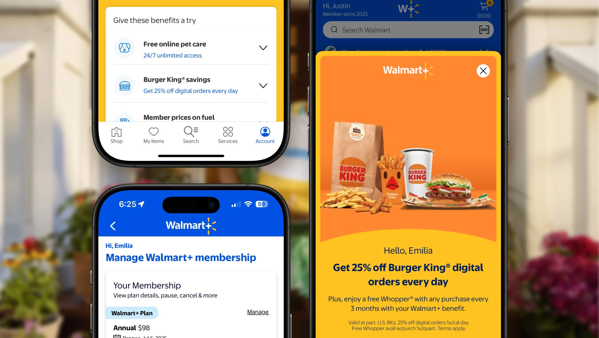 Walmart Plus Burger King