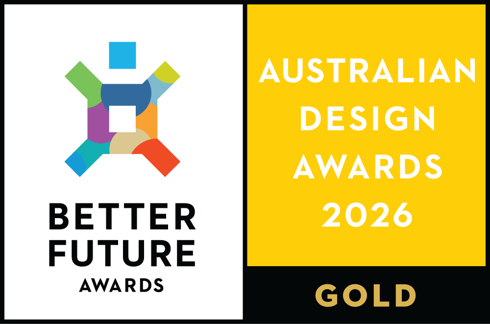 Australian Design Awards 2026 Gold — Better Future Awards