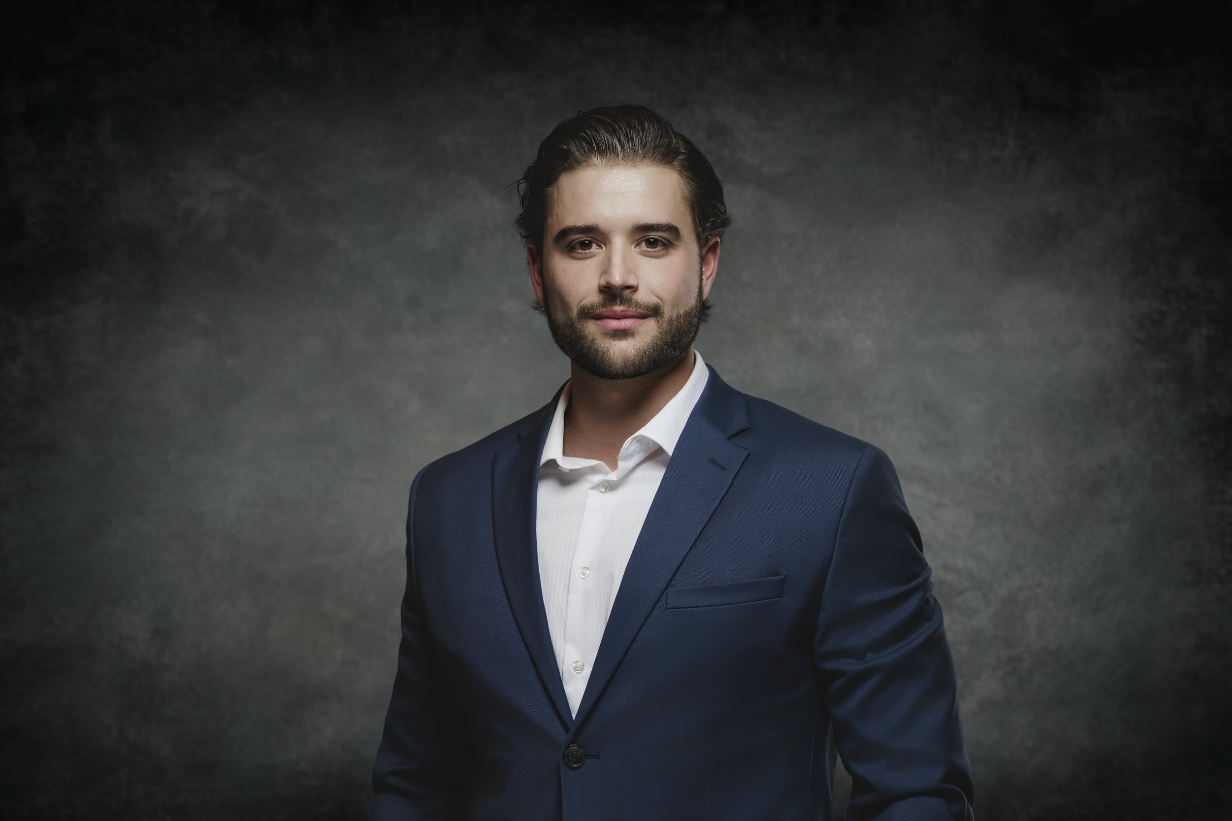 On location corporate portrait