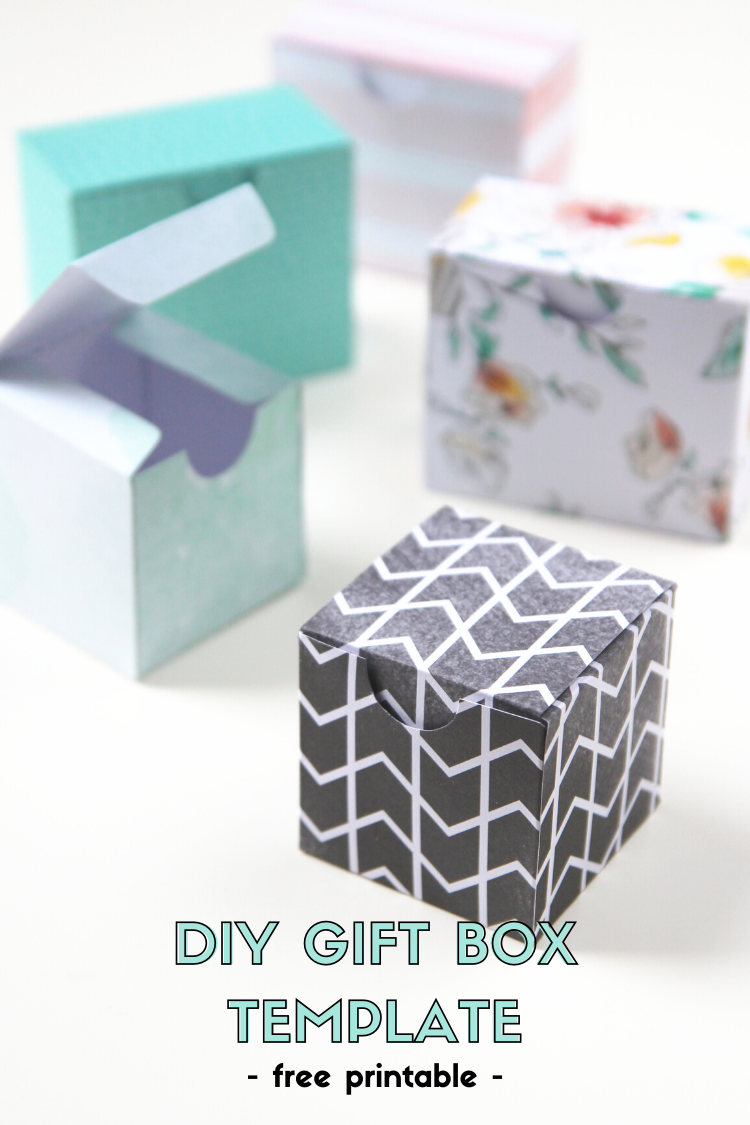 DIY GIFT BOX TEMPLATE