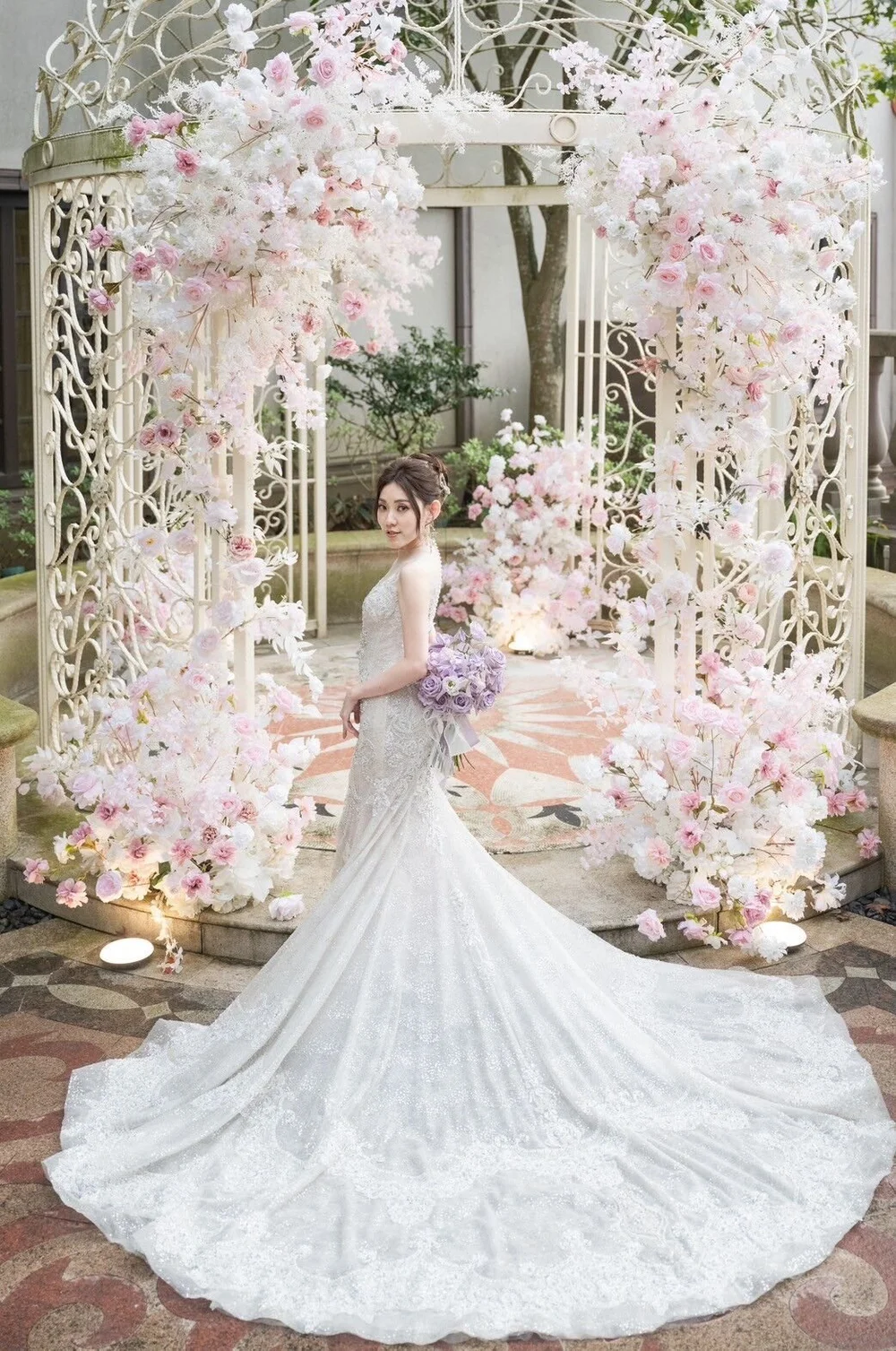 新人實穿|台北文華東方・花園證婚+宴會廳婚宴,穿蘇菲雅禮服