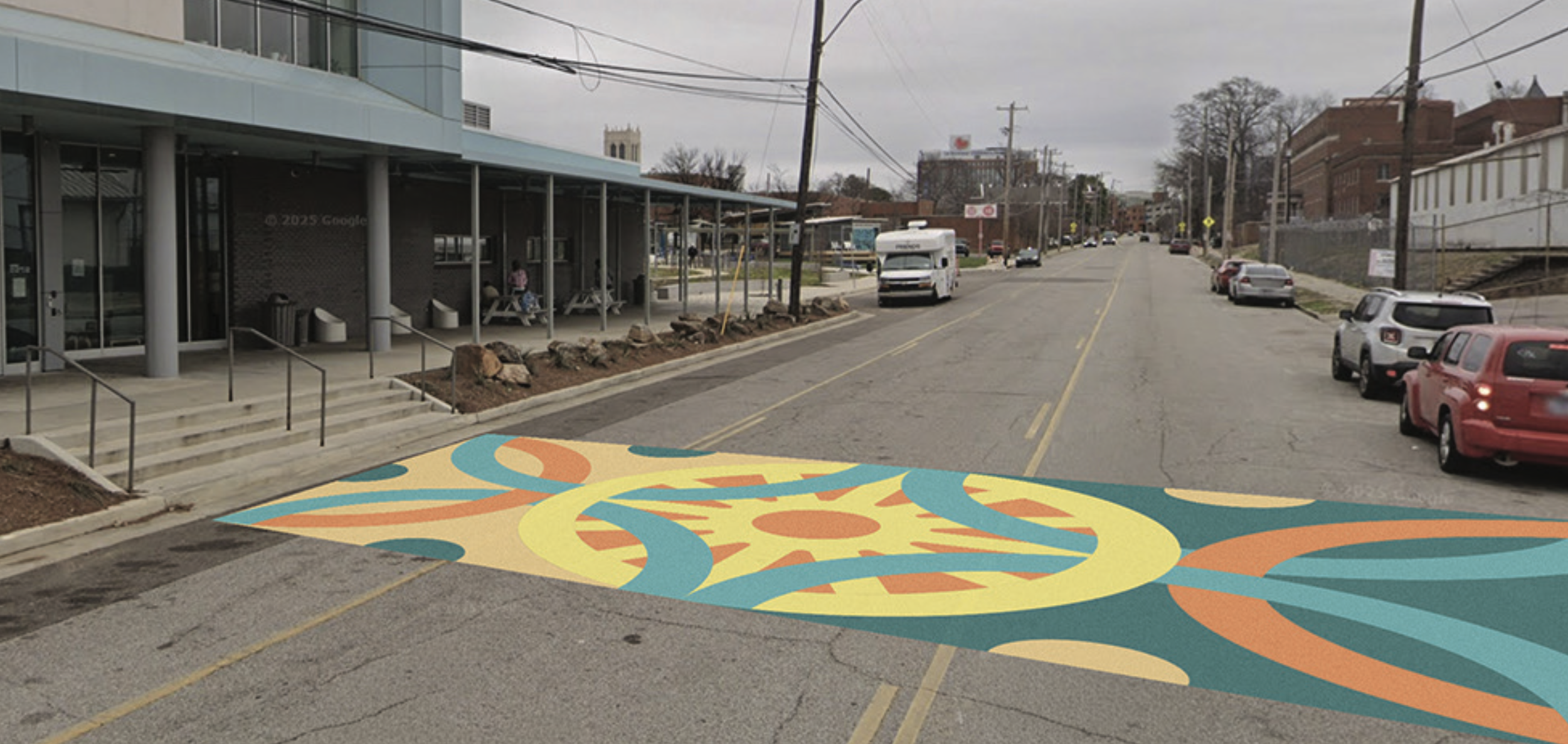 Hospitality Hub Crosswalk final design