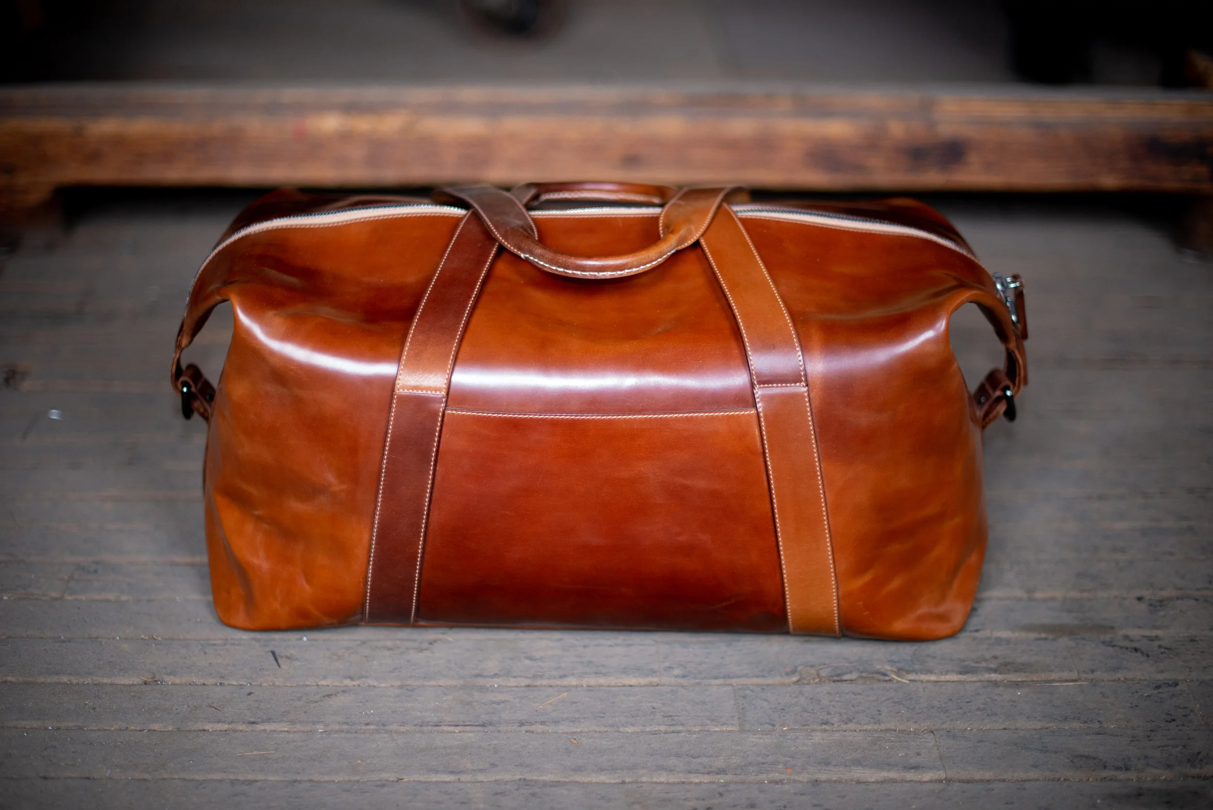 shell cordovan backpack