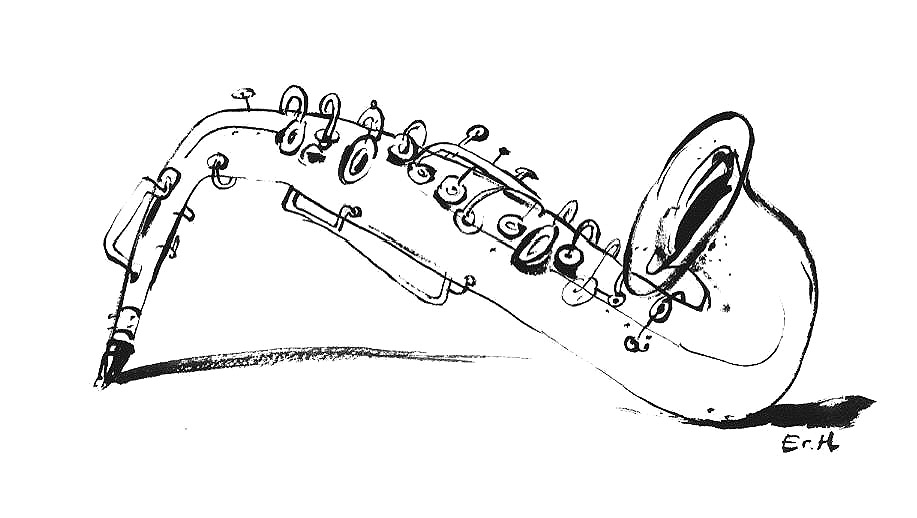 Устройство саксофона схема