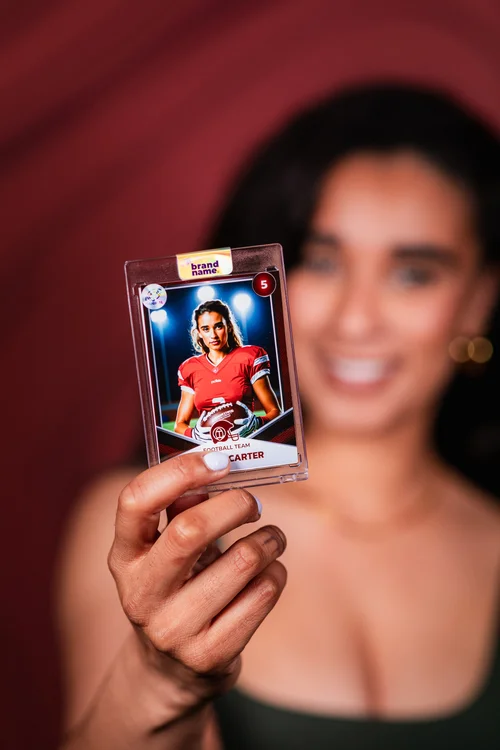 Sports team event photo booth experience