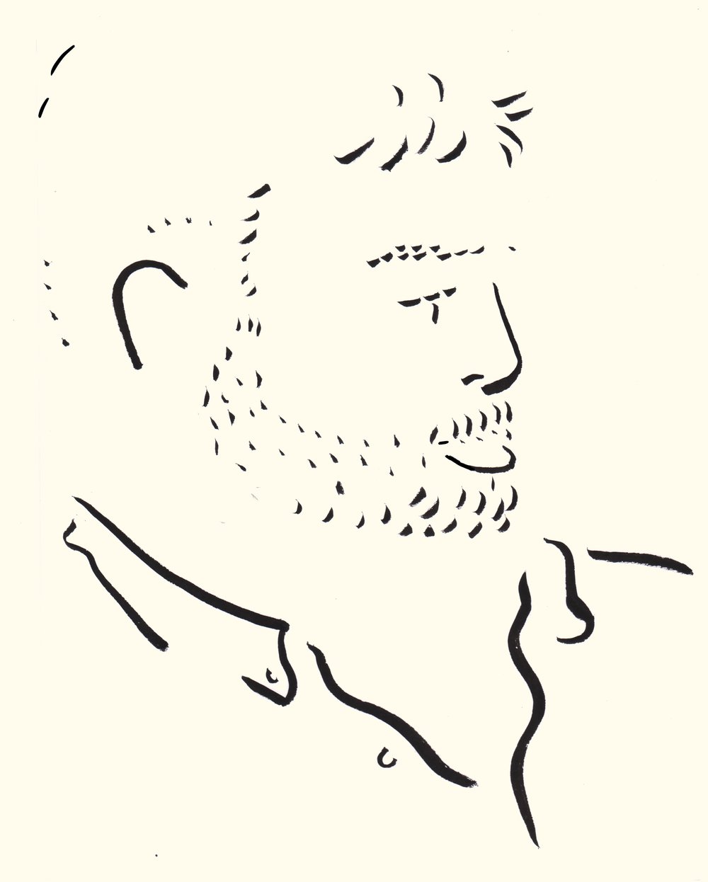 Live portrait drawn by Matthew C. Kramer