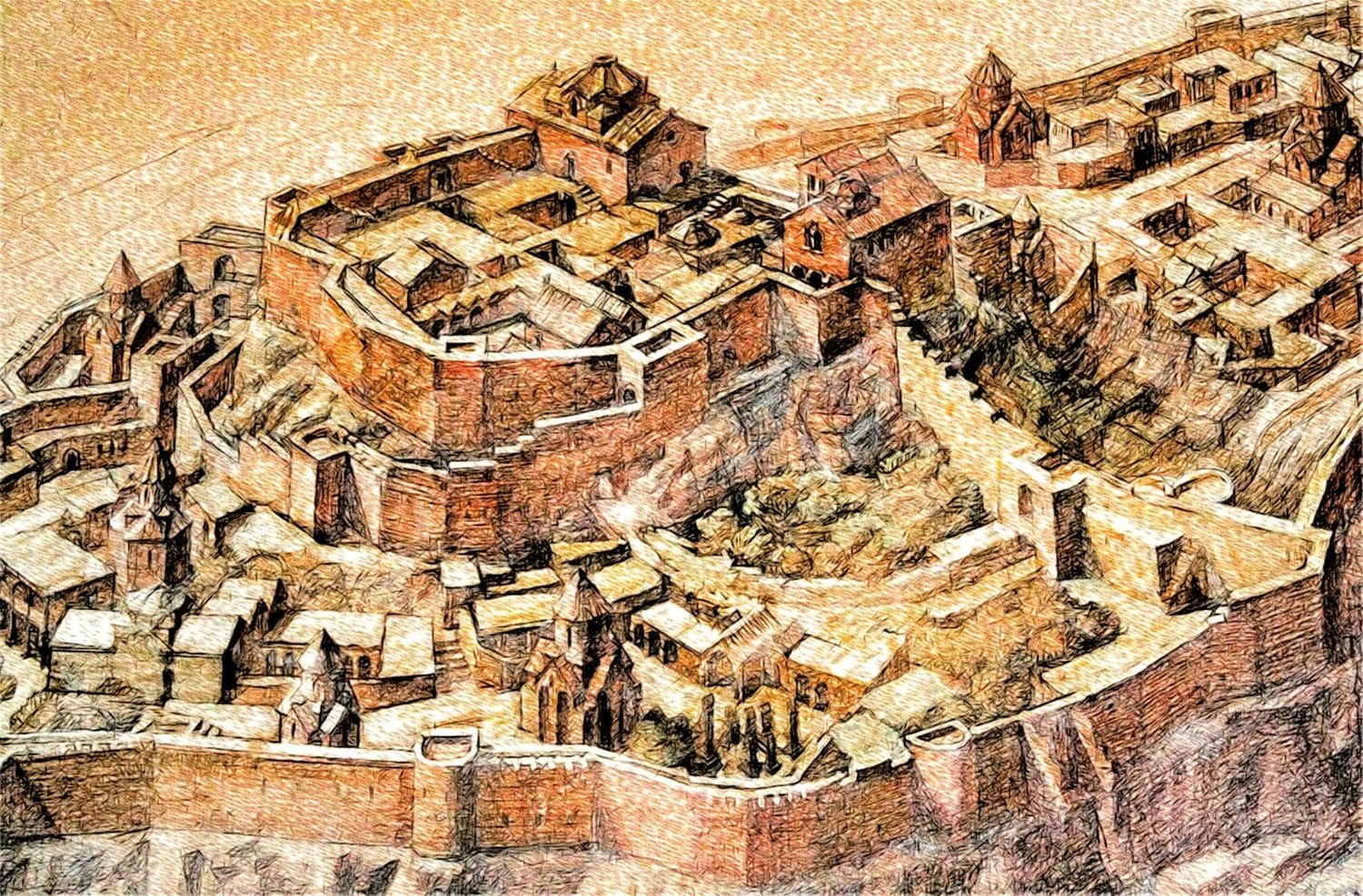 Город Ани древний армянский город