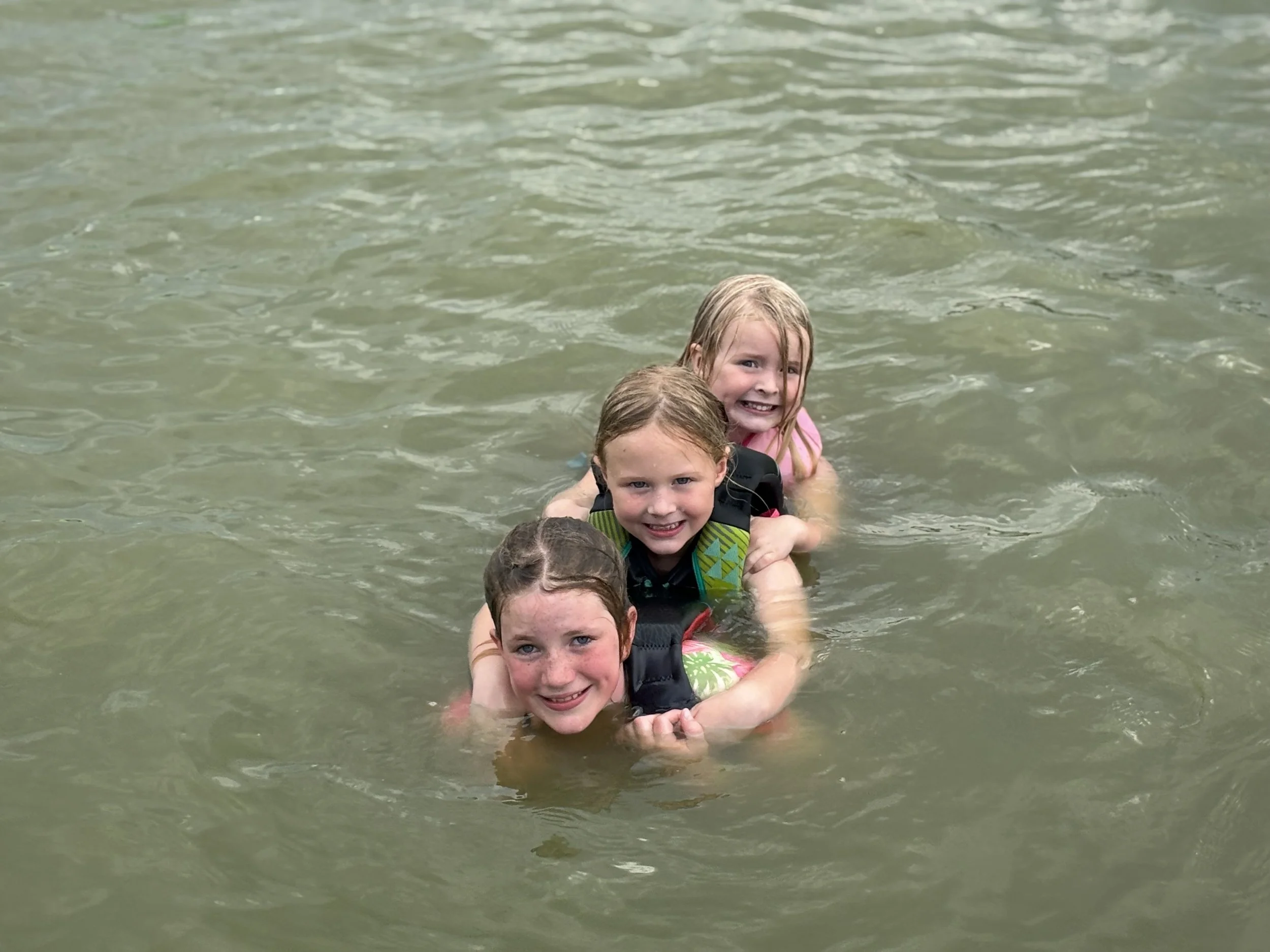 Campers having fun at Camp Nebowa