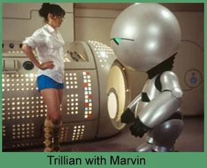 Trillian with Marvin