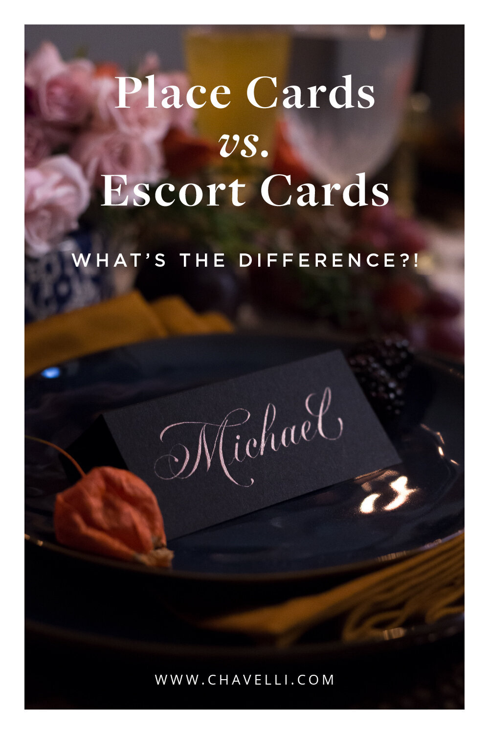 what's the difference between escort cards and place cards?