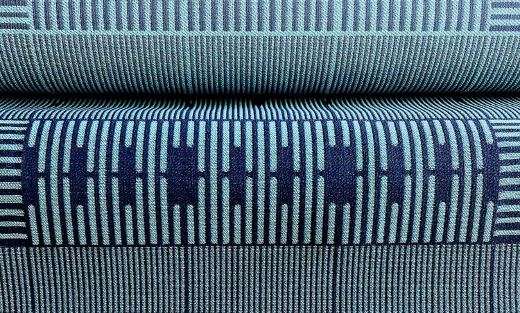 Society of Wonderland Pierre Ink Woven Modern Textile