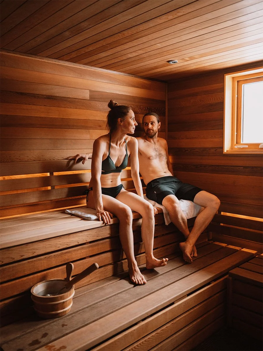 Cedar Sauna Haus at Wild Rice Retreats