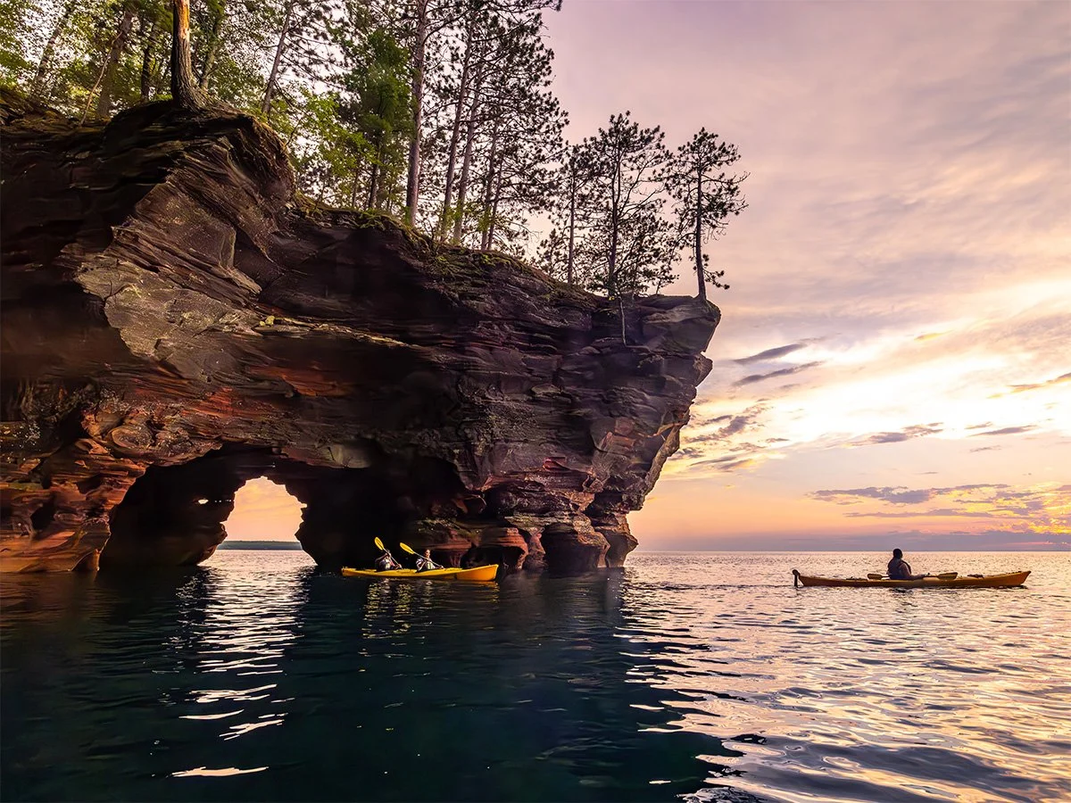 Apostle Islands sea caves