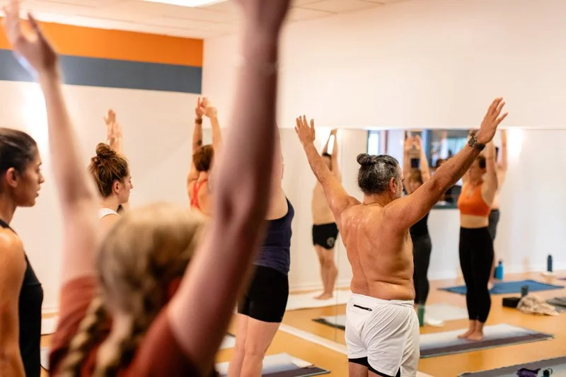 Yoga class at Inner Fire Yoga