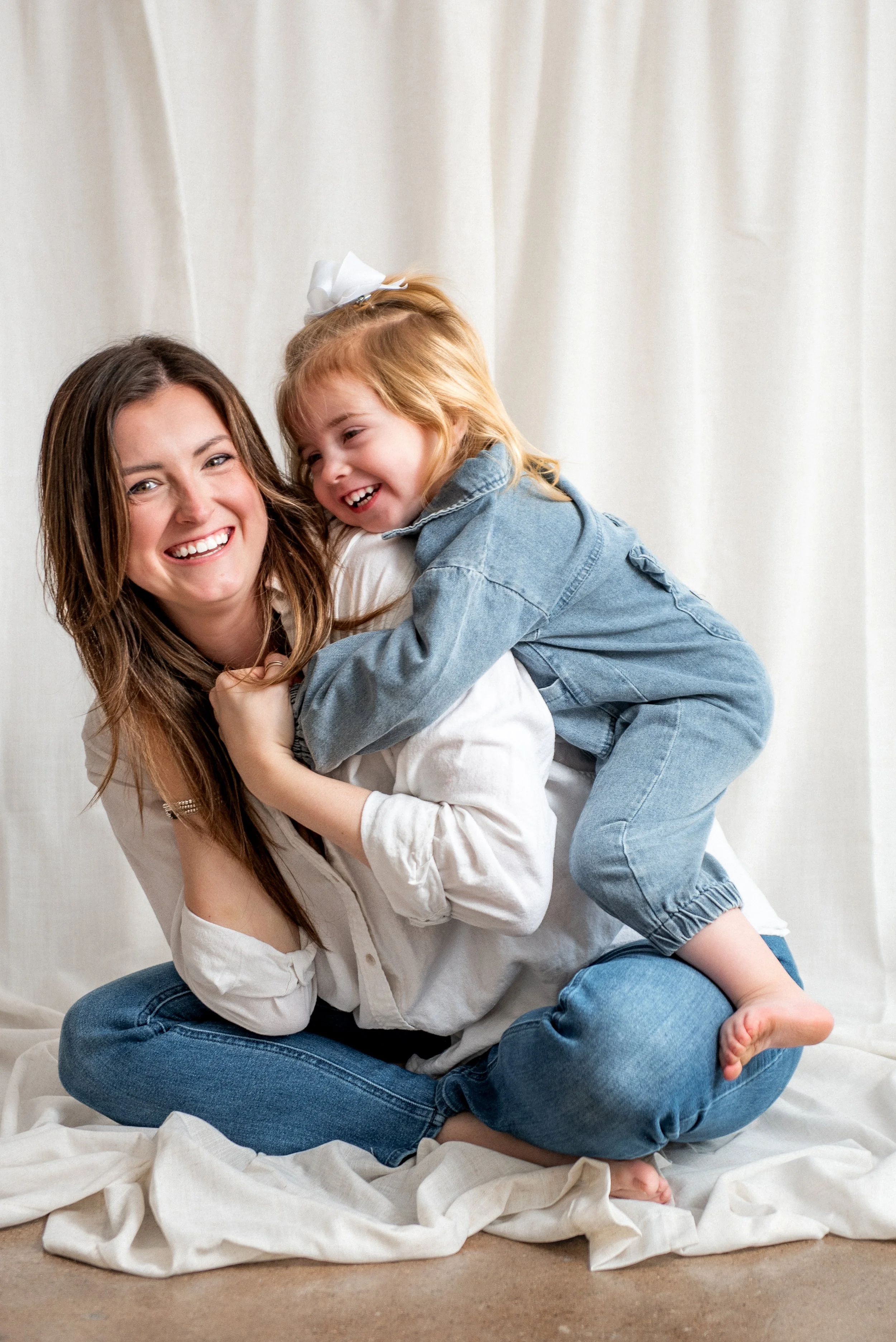 Alison Tapp with her daughter Izzy