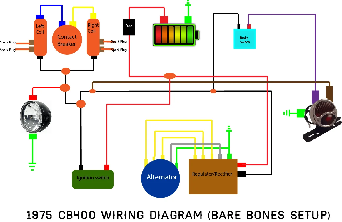 Питбайк схема. Honda CB 400 wiring diagram. Honda cb400f wiring diagram. Схема подключения тахометра Honda CB 400. Схема электропроводки cb400.