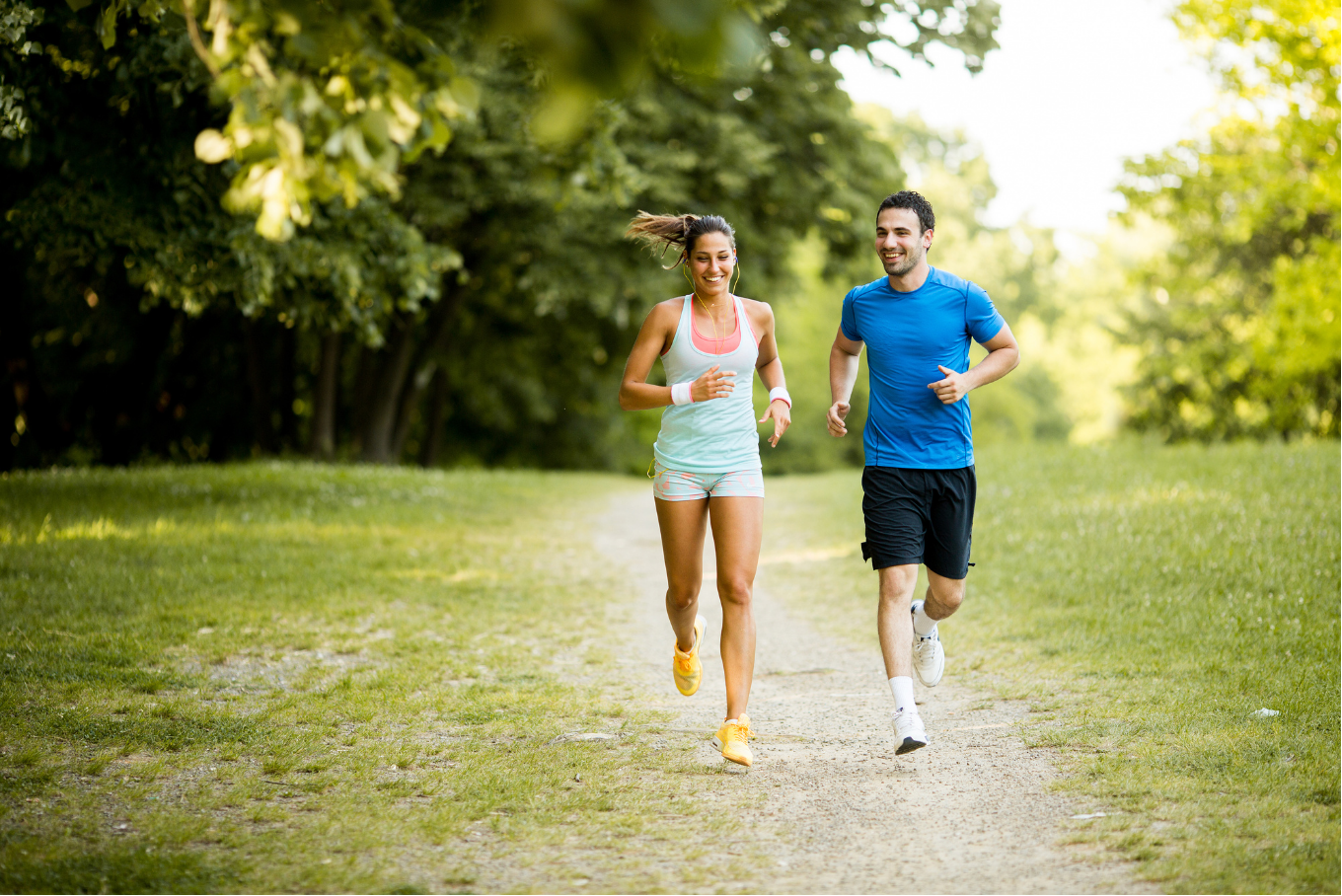 Man running — DexaFit measures what's inside