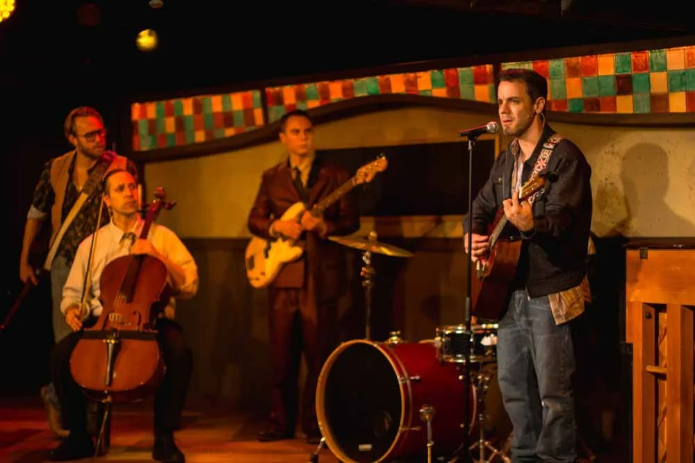 The onstage band in Once