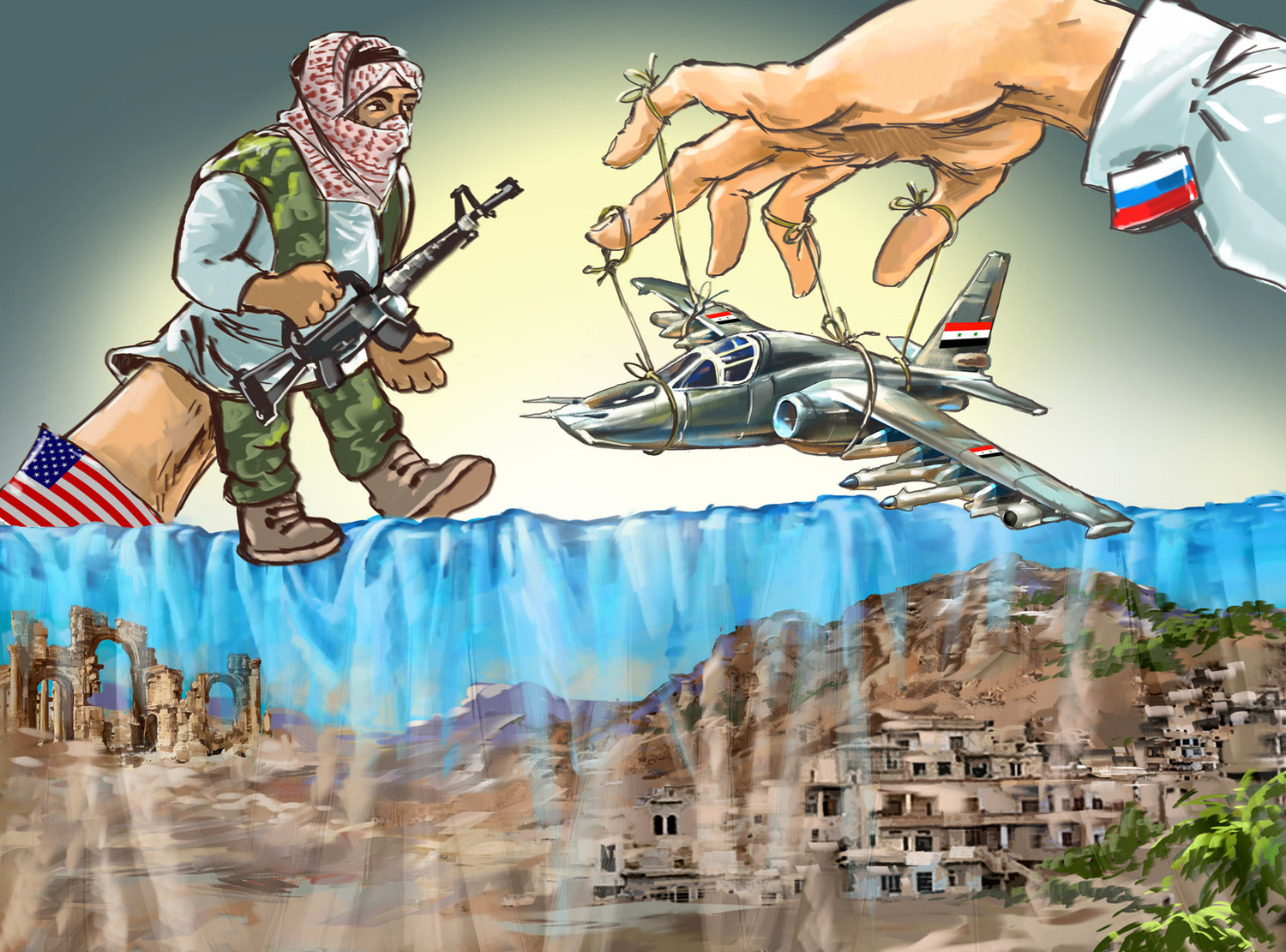 Россия против сша нато. Карикатуры против НАТО.