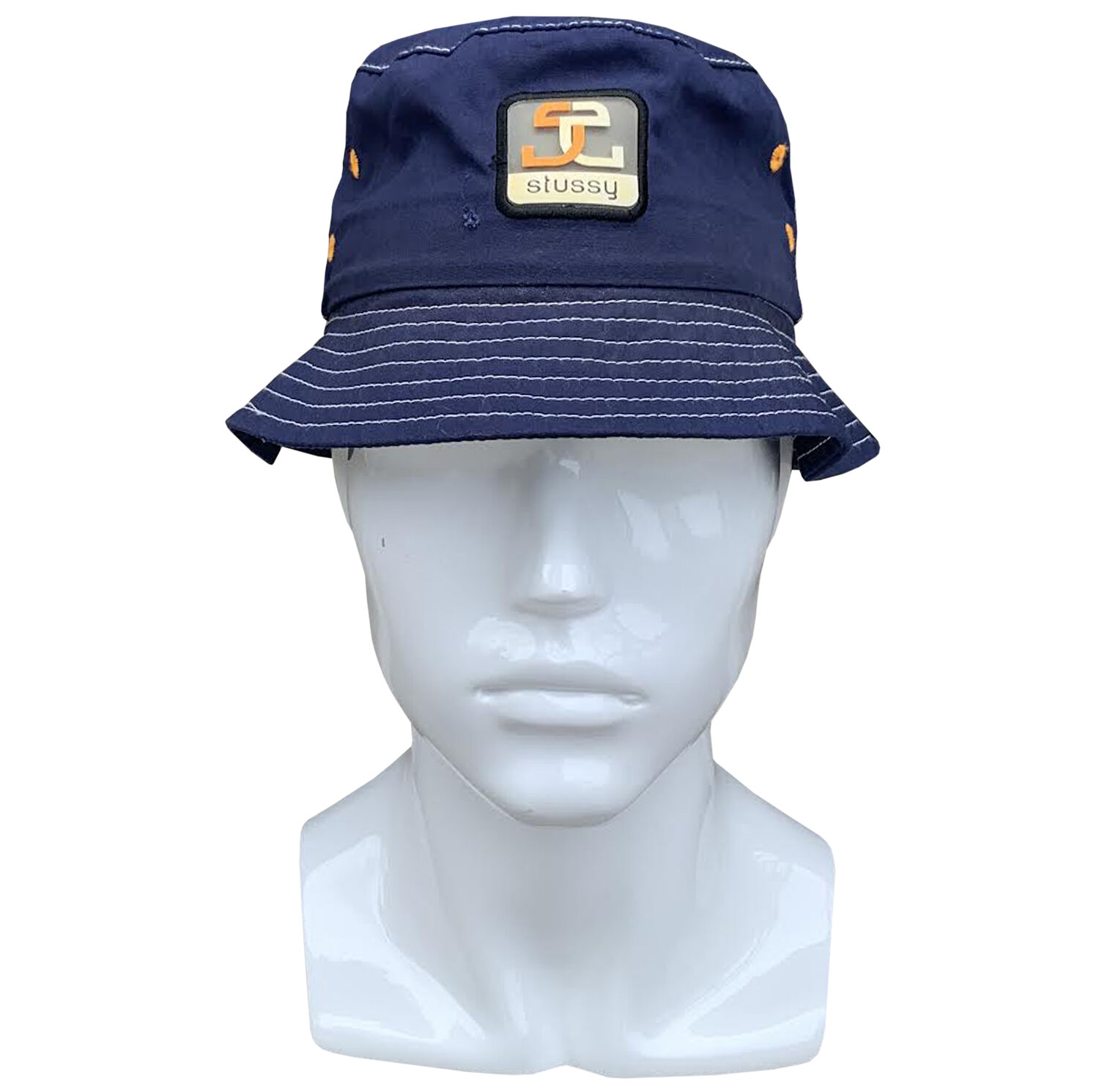 Rare Vintage KANSAI BIS Bucket Hat Embroidered Logo Casual 