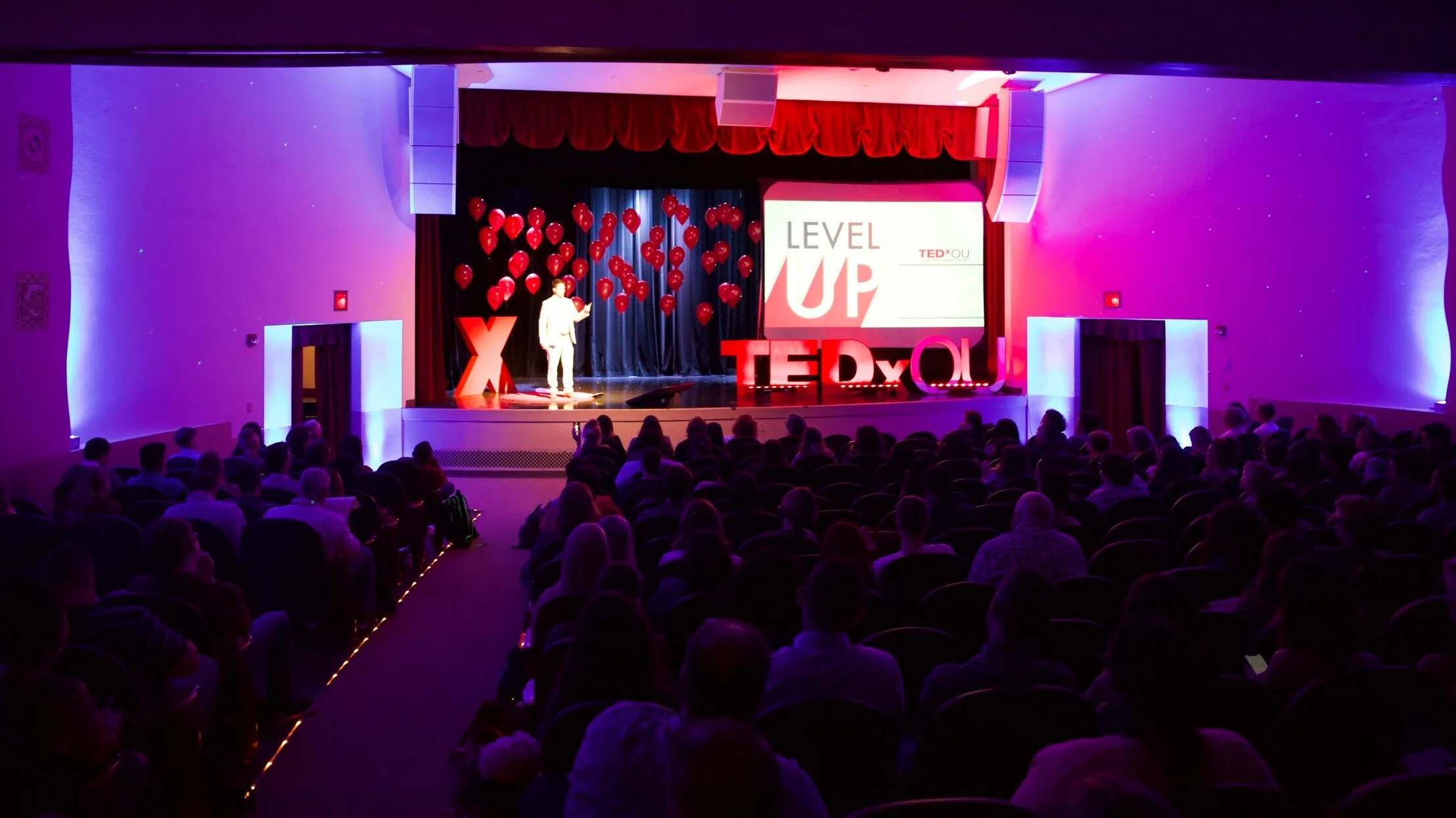 Korey McMahon delivering his TEDx talk