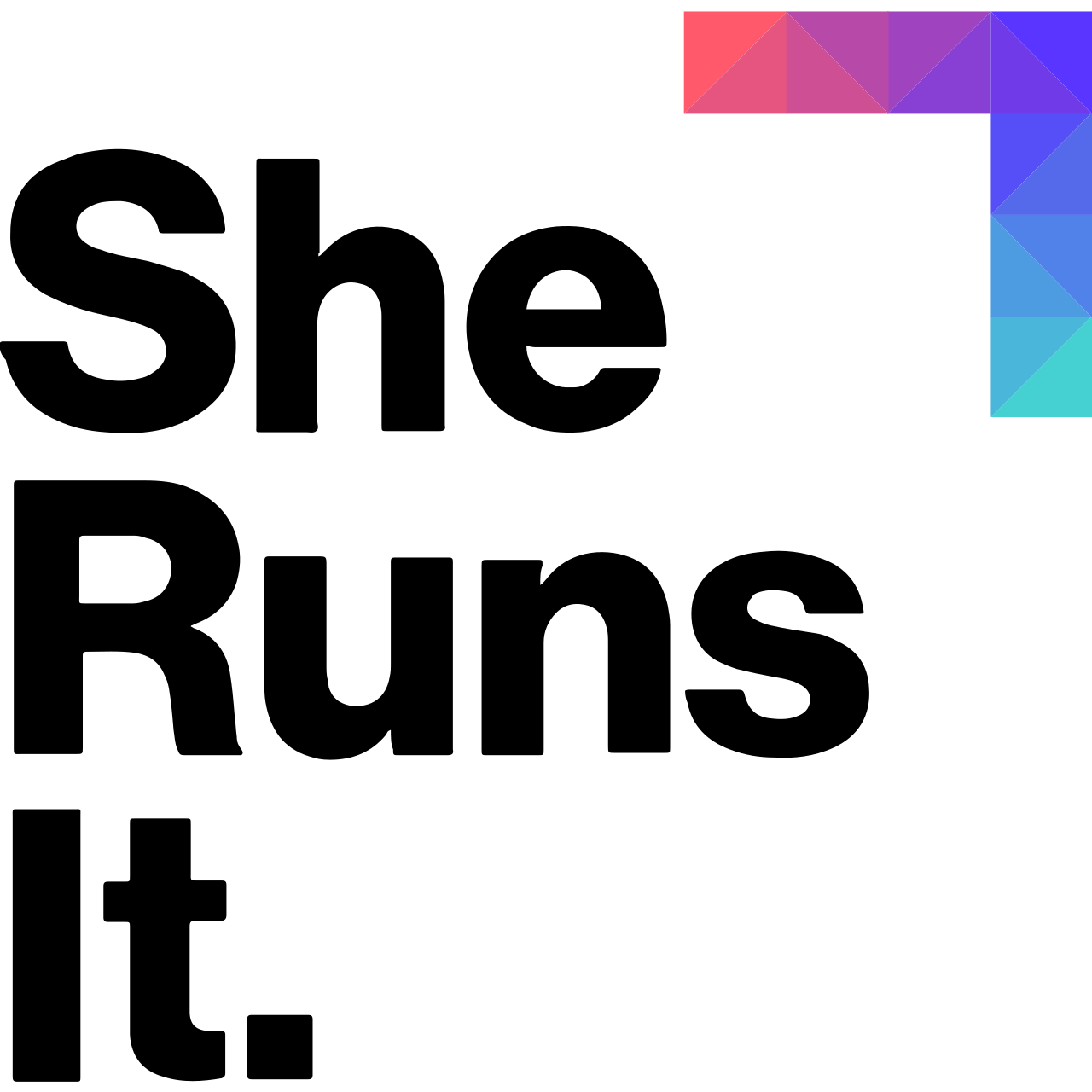 She Runs It logo