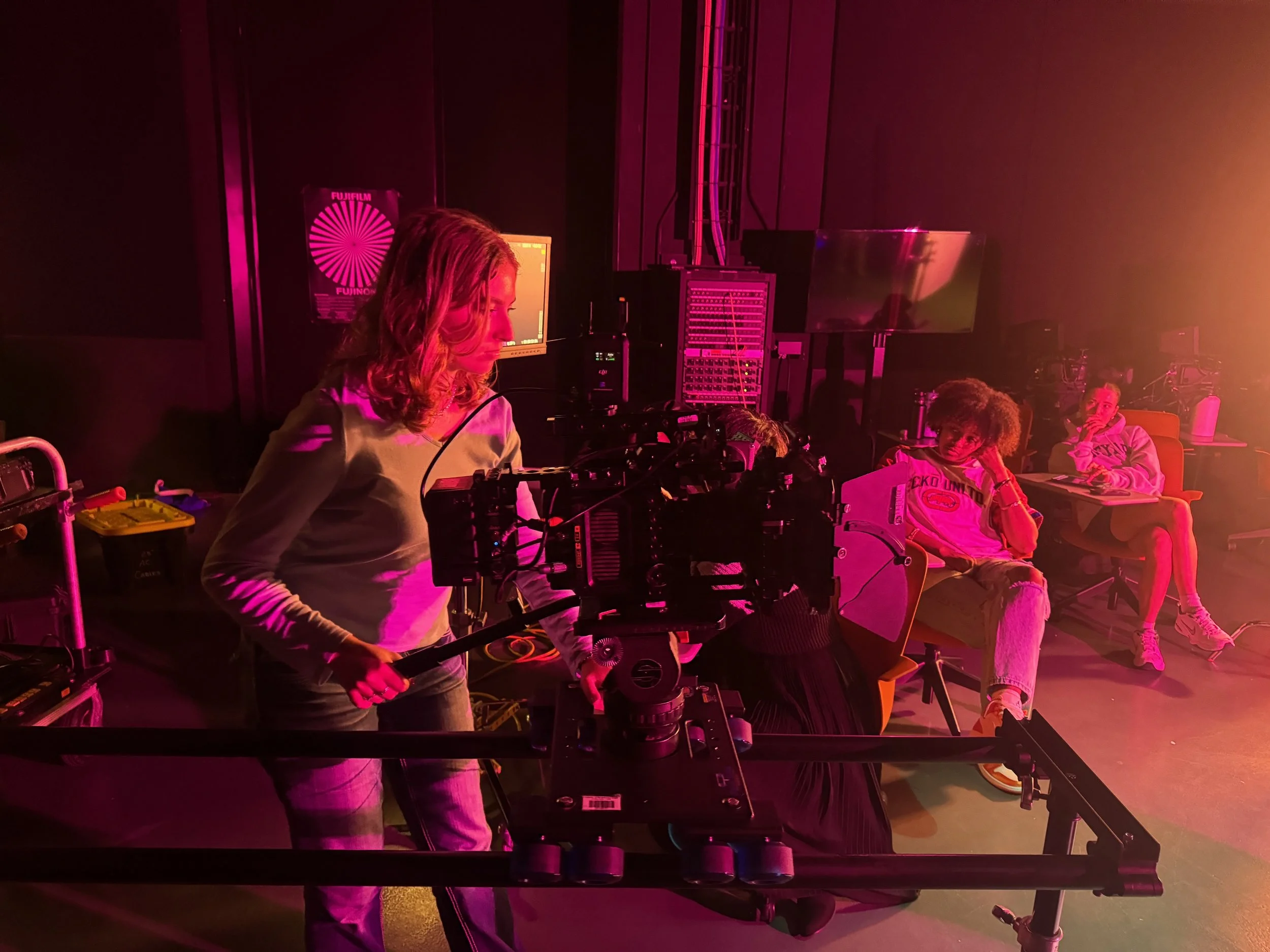 Students in my Cinematic Lighting and Lens course