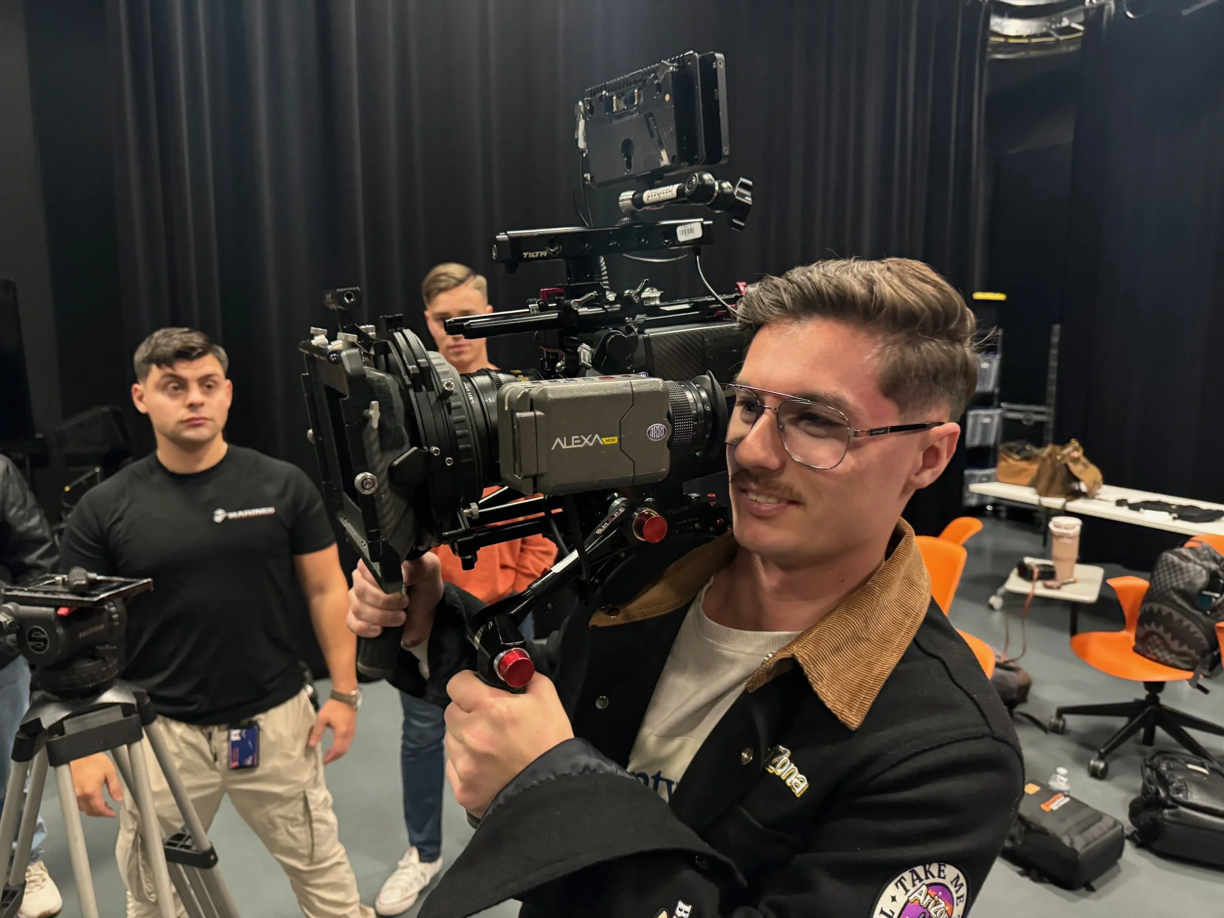 Students in my Cinematic Lighting and Lens course